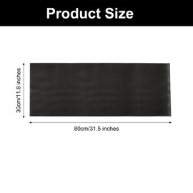 1pcs African Net Long Bath Net Sponge,African Net sponge,African wash net ,African Net sponge with knots,African Net cloth,African Cleaning Exfoliating Bath Sponge for Women Men Shower(80*30cm,Black)