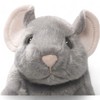Carl Dick Mouse grey 6.5 inches, 15cm, Plush Toy, Soft