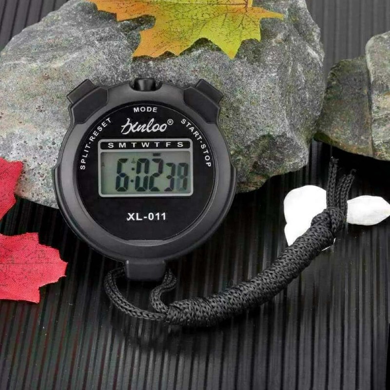 Digital Sports Stopwatch Timer Lap Large Display Interval Training Digital
