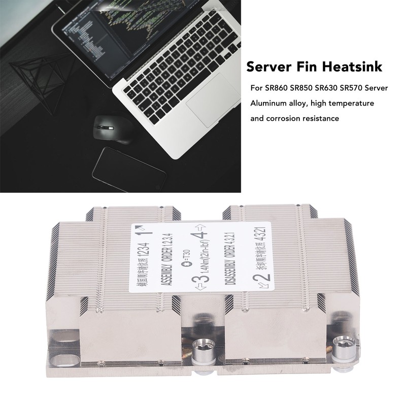 Server Fin Heatsink Aluminum Alloy CPU Cooler Industrial Controller Radiator