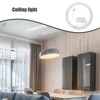 DOITOOL 15W SMD 5730 30-Led Magnetic Circular Led Ceiling Light