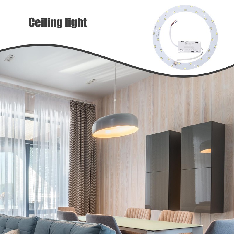 DOITOOL 15W SMD 5730 30-Led Magnetic Circular Led Ceiling Light