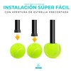 Seven Mine 2 Pelotas de Tennis Precortadas para Andaderas, Sillas