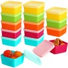 saerryor 15Pc Small Food Containers with Lids, 90ML Plastic Snack