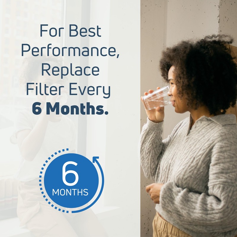 4-Pack Replacement for General Electric PTS25LHSCRBB Refrigerator Water Filter -