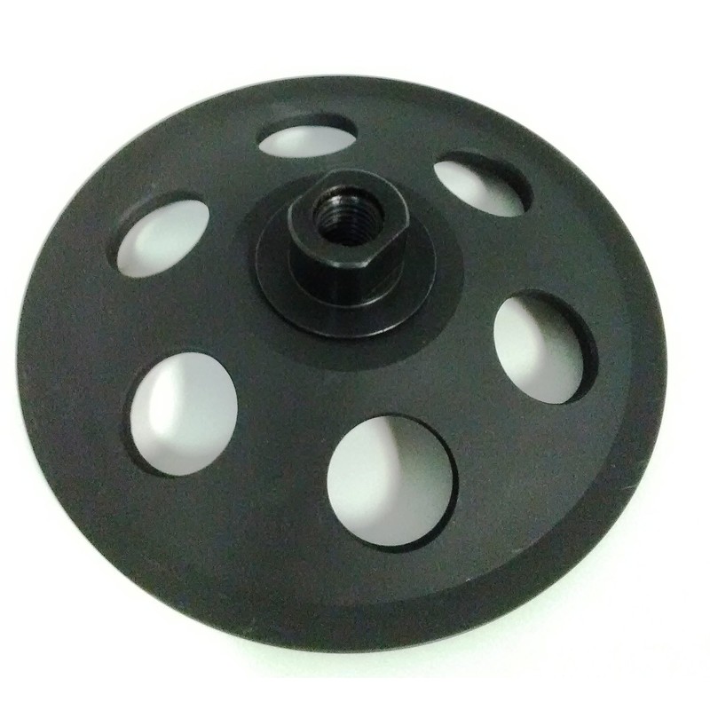 7-Inch PCD Cup Wheel Grinder 5/8"-11 Threaded - 9 Segments