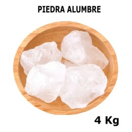 Piedra Alumbre Natural 4 Kg, Chica