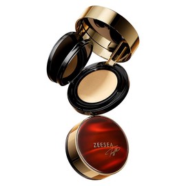 ZEESEA-Black Truffle Essence Double-layer Air Cushion Cream controls oil, shrinks pores, and has high concealing power for dry skin  Foundation Concealer Makeup - Color: Natural color