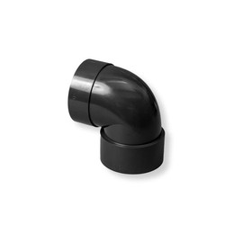 Gutter Pipe Elbow 88° Diameter 60 mm PVC Anthracite
