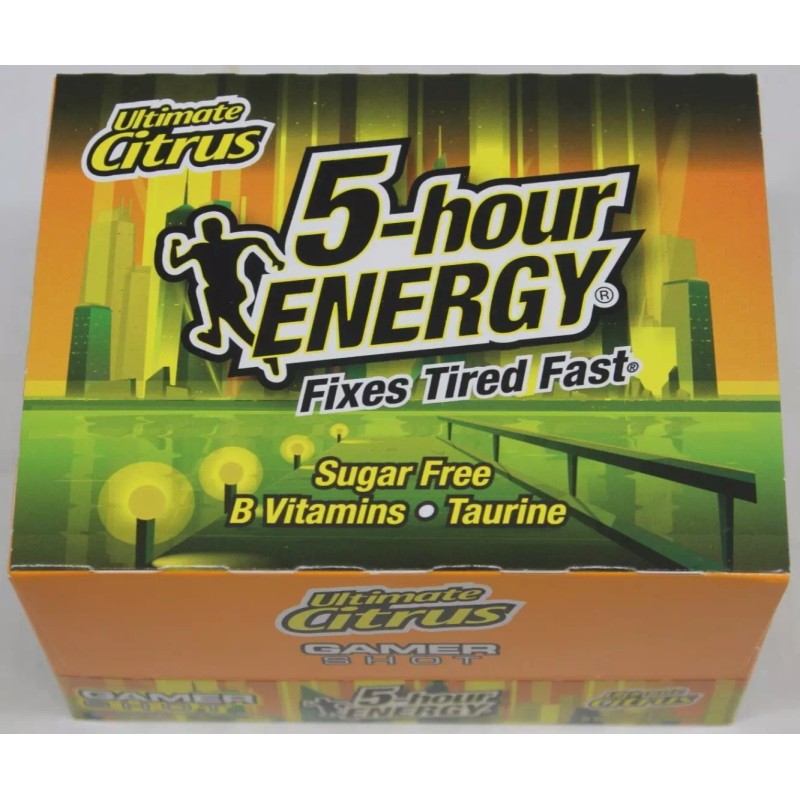 5-hour ENERGY 5 Hour Energy Ultimate Citrus Flavor Gamer Shots