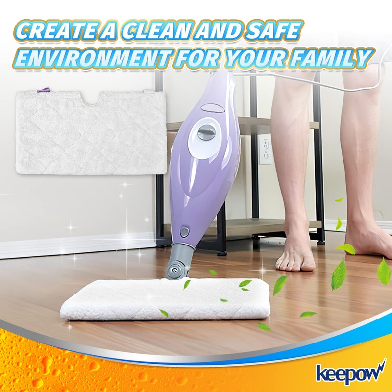 KEEPOW Steam Mop Replacement Pads for Shark Steam Pocket Mop