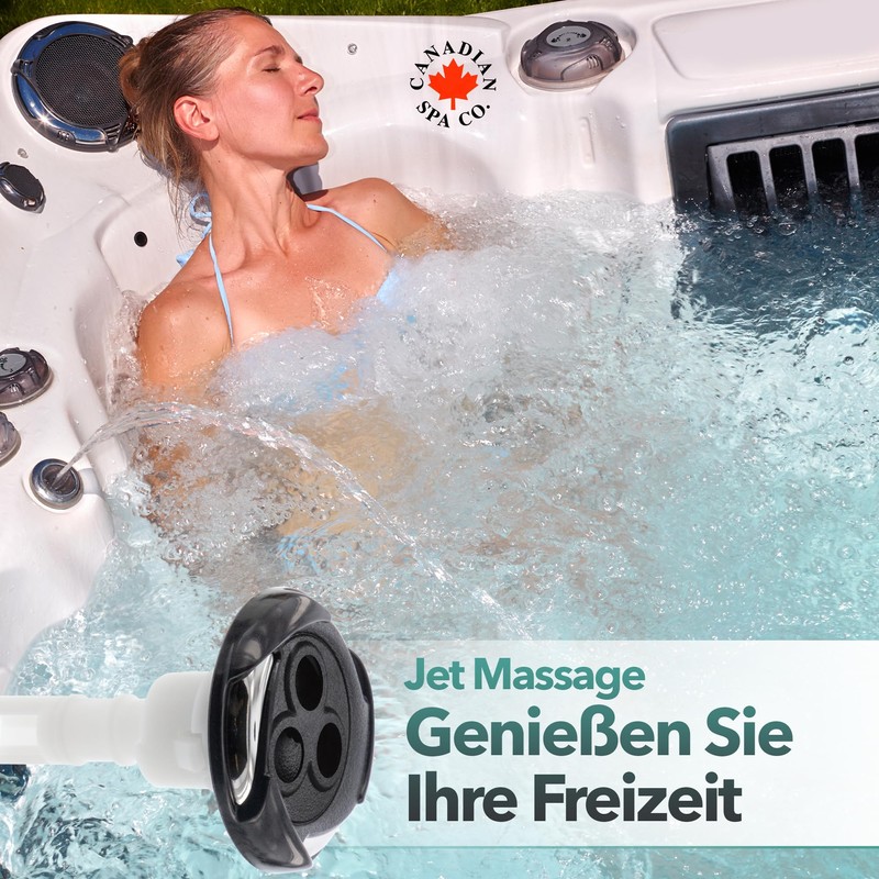 Canadian Spa CO. Hurricane Rotating Nozzle Massage Nozzle Pool Diameter