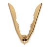 NutCracker, Stainless Steel Gold Nut Cracker Tool Crab Cracker Portable