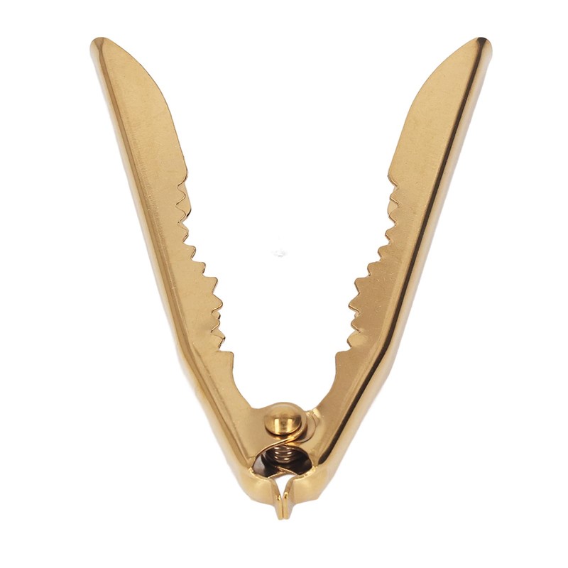 NutCracker, Stainless Steel Gold Nut Cracker Tool Crab Cracker Portable