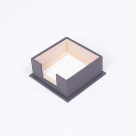 MOOGCO Gray Leather Desk Set - Desk Pad - Note Paper Holder -Pen Holder - Leather coaster -Desk Accessories-Desk Organizer - Office Desk Accessories - Desktop Storage,GRAY (3PCS-SINGLETRAY)