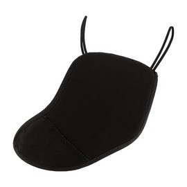 Sarini Violin Chin Rest Pads and Shoulder Rest Cheek Pads Cotton Neck Cloth for Violin Shoulder Drag Cheek Pads Over the Bridge Pads 4/4-3/4 Black Easy to Install