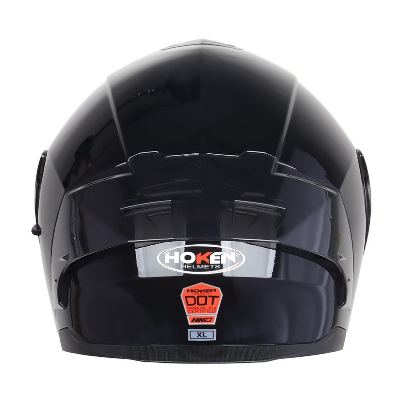 Hoken Helmets - Flip up Double Visor with Black Visor,