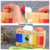 GoodPlay Cartoon Mini Wooden Camera Toy with Multi-Prism Kaleidoscope Pictures