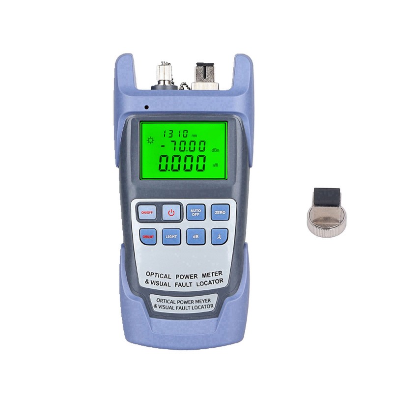 Optical Power Meter 650nm 7 Wavelength High Accuracy Fiber Optic