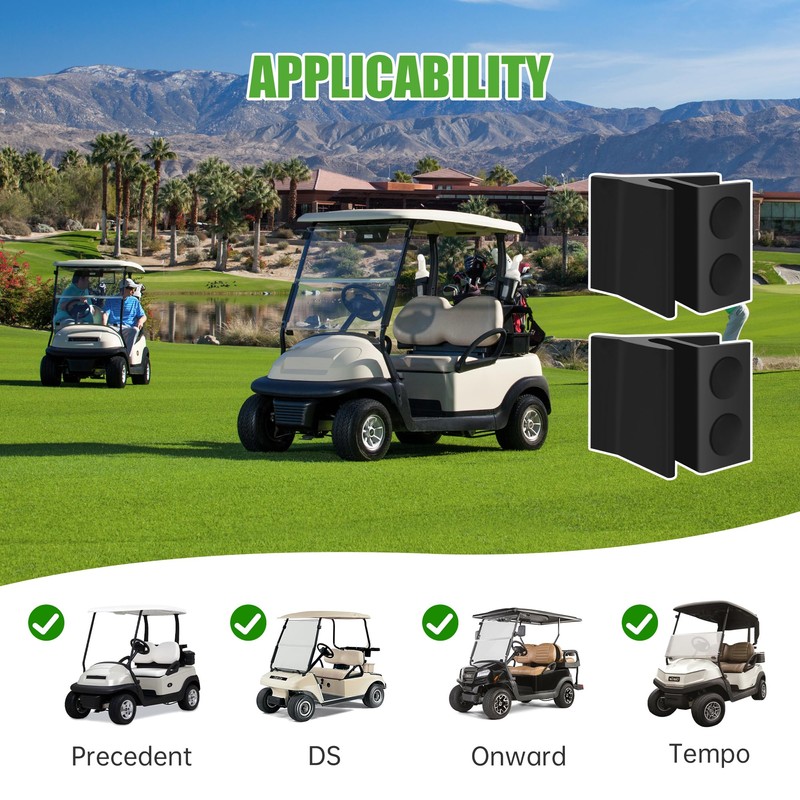 10L0L Golf Cart Windshield Retaining Clips for Club Car DS/Onward/Tempo/Precedent,