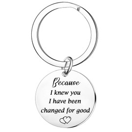 Tihnvk Friend Keychain Long Distance Friendship Keychain Birthday Christmas Graduation Gift for Friends