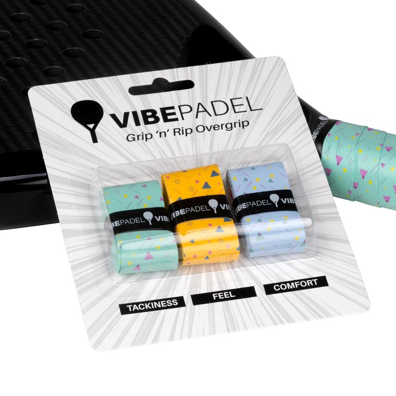 VIBEPADEL - Grip 'n' Rip Padel Overgrip - Non Slip