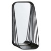47th & Main Wire Framed Decorative Wall Mirror, Small, Black