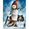 CafePress Rough Collie Christmas Gifts Rectangle Magnet (10 Rectangle Magnet,