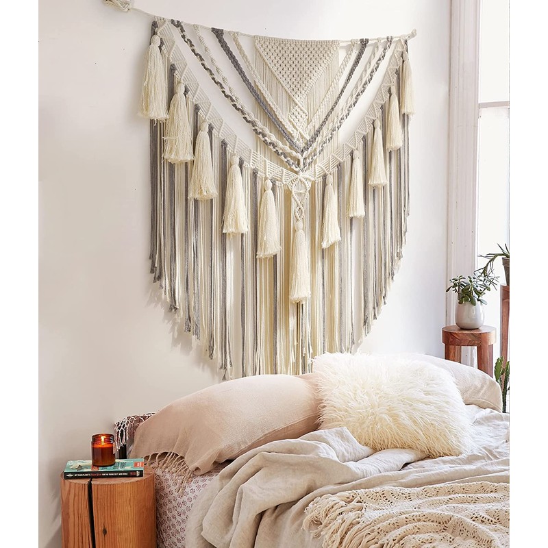 Fashionstorm Macrame Wall Hanging Large Wall Tapestry Woven Boho Tapestry
