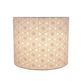 Aspen Creative 31093A, Transitional Drum (Cylinder) Shaped Spider Construction Lamp Shade in White, 12" Wide (12" x 12" x 10")