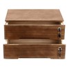 BRICZUNA 15.75 * 11 * 8.66in Desktop Storage Cabinet with