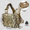 VOTAGOO Tactical Chest Bag, 2L Capacity, Molle Chest Rig, Chest