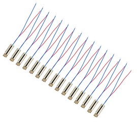 BestTong 15PCS 6mm x 14mm DC Mini Vibration Motors 1.5V 3V 14000 RPM Miniature Micro Coreless Vibrating Motor