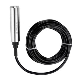 Fafeicy Liquid Level Sensor, DC24V 4-20mA Input Liquid Level Transmitter for Detecting 0-197in Range Depth 19.7ft Cable Length