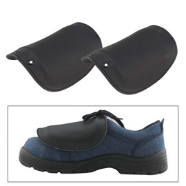 2Pair Welder Lace up Shoe Cover Anti Smash Safety Boots Shoes Toe Caps For Steel