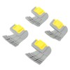 4pcs Cyclonic Scrubbing Brushes Plastic Rubber Cyclonic Brush Replacement Parts