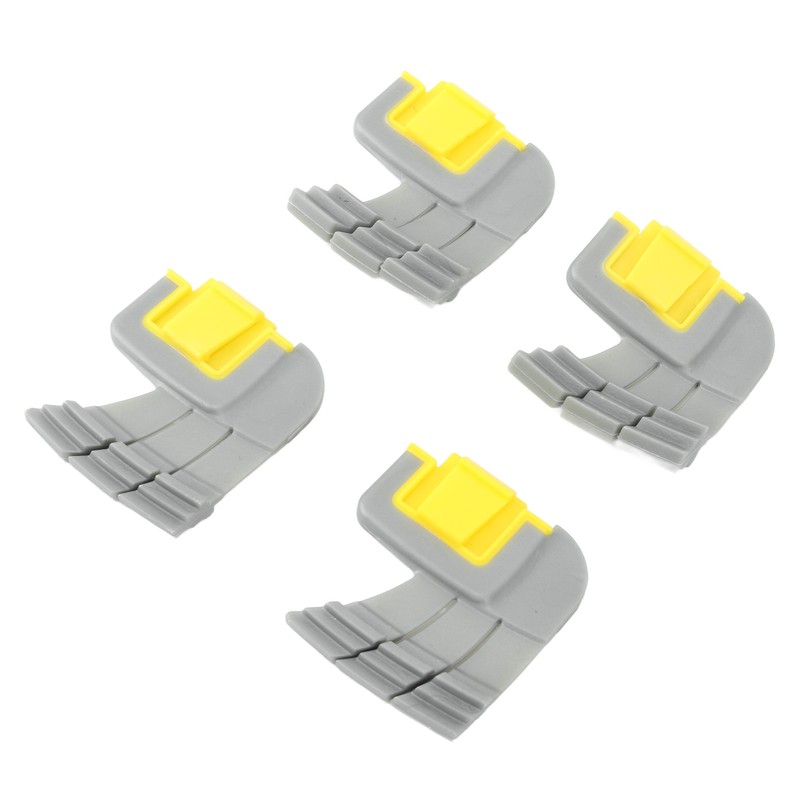 4pcs Cyclonic Scrubbing Brushes Plastic Rubber Cyclonic Brush Replacement Parts