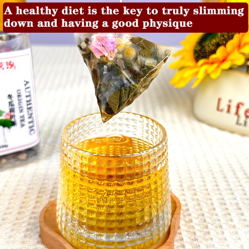 Winter Melon Lotus Leaf Tea Combination of Winter Melon,Rose,Lotus leaf,Cassia