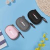 RLSOCO Tasche für Sony WF-1000XM4 True Wireless Noise Cancelling-Kopfhörer(Schwarz)