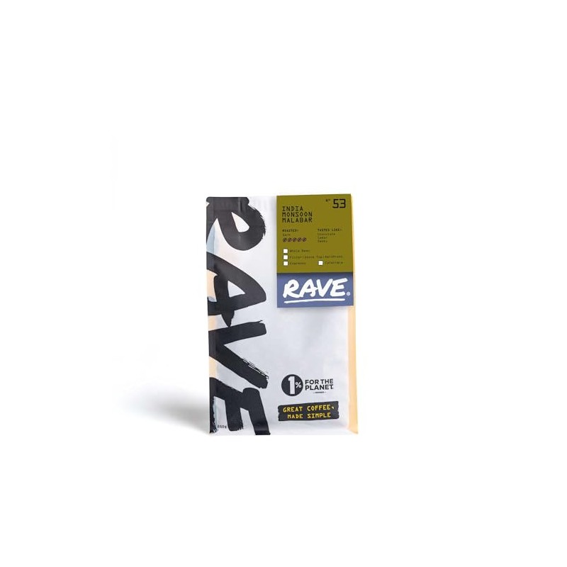 Rave Coffee - Indian Monsoon Malabar Nº 53 Single Origin,