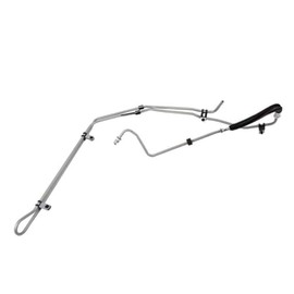 KarParts360 For Saturn Relay 2006 2007 Power Steering Fluid Cooling Hose | Gray/Black With Mounting Brackets | Barbed End 2 Type | 0.319 inches / 8.1 millimeters Inside Diameter | Irregular Shape