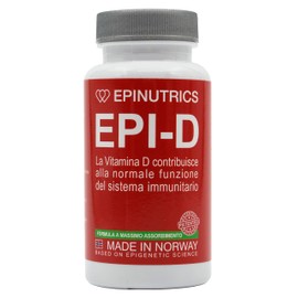 Epinutrics - EPI-D Vitamina D per la normale funzione del Sistema Immunitario, Integratore Alimentare