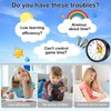 Secura 60-Minute Visual Timer with Rainbow Pattern, Classroom Timer and