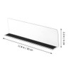ABOOFAN L-Shaped Divider Board Storage Plastic Magnetic Shelf Divider L-Shaped