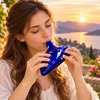 12 Hole Alto C Ceramic Ocarina – Handmade Blue Wind