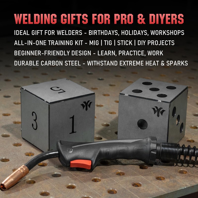 YESWELDER Welding Practice Kit, 6 Pcs Welding Coupons, Welding Plate