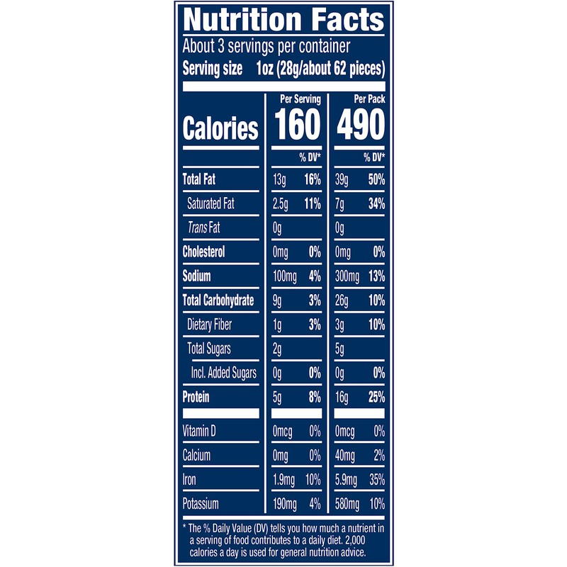 Planters Salted Cashews (12 ct Pack, 3 oz Packs)