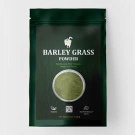 FzyEzy Premium Organic Barley Grass Powder | 100% Pure, Non-GMO, Vegan Superfood | Rich in Chlorophyll, Antioxidants, Essential Nutrients | Supports Detox, Immune, Digestive Health, Heart Wellness | Health Boosts Energy | Ready to Mix in your favorite Re