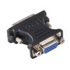 Hama DVI/VGA - cable interface/gender adapters (DVI-I, VGA, Male/Female, Black)