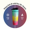 Beyond Fitness Premium Insulated Stainless Steel Protein Mixer Shaker Supplement